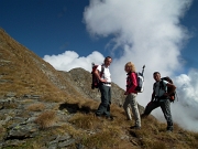 MONTE GRABIASCA (2705 m.) , alla croce dell’anticima e all’ometto della cima il 3 ottobre 2012  - FOTOGALLERY